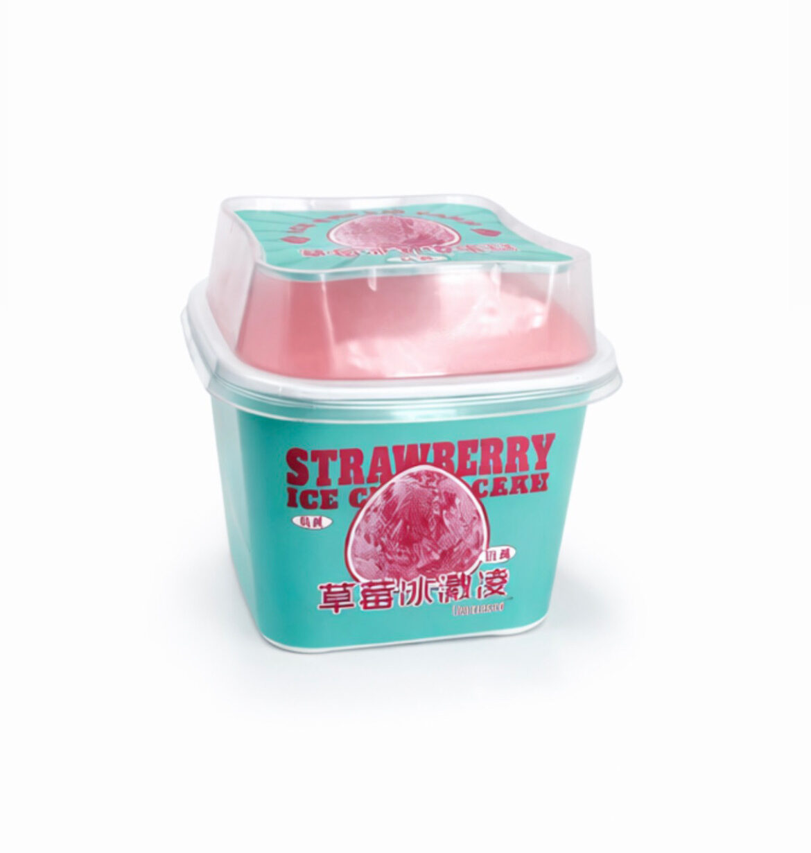 Pot et glace à l’odeur de fraise jouet